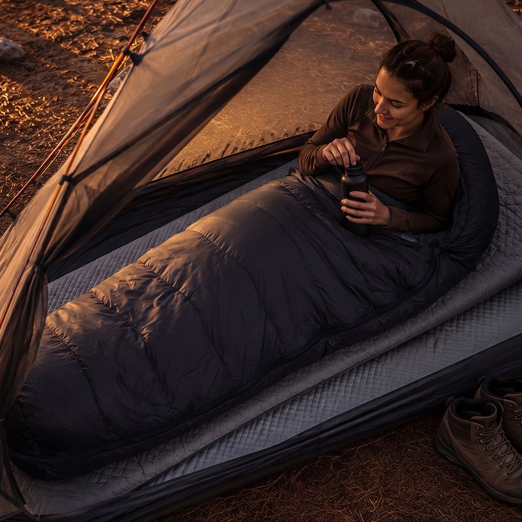 Mummy Sleeping Bag D02 | Roomy 3D Footbox & Summer Comfort