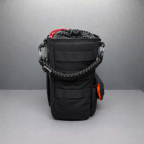 1TG CONCEPT Gym Water Bottle Bag | Expandable 32–64oz, Phone Pocket & Adjustable Strap