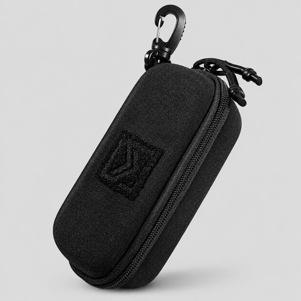 Hard Shell Glasses Case J03 | Diagonal Opening & MOLLE Attachment
