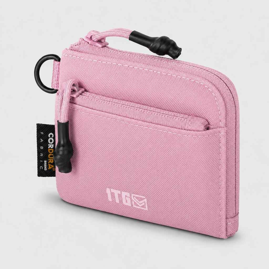 Minimalist Wallet B01A | Dual-Zip Storage & Belt Attachment