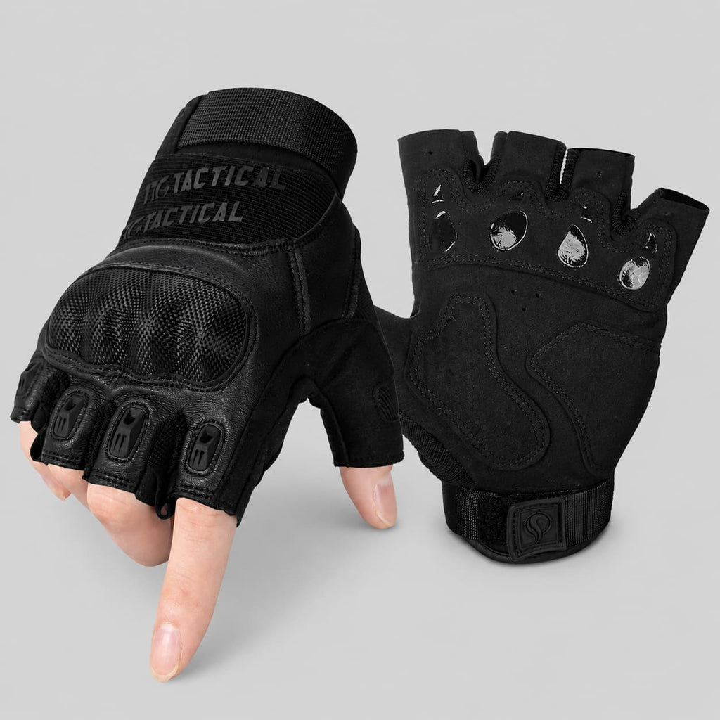 1TG Breathable Fingerless Gloves 03丨Adjustable Wrist Opening, Shock Absorption & Quick Release